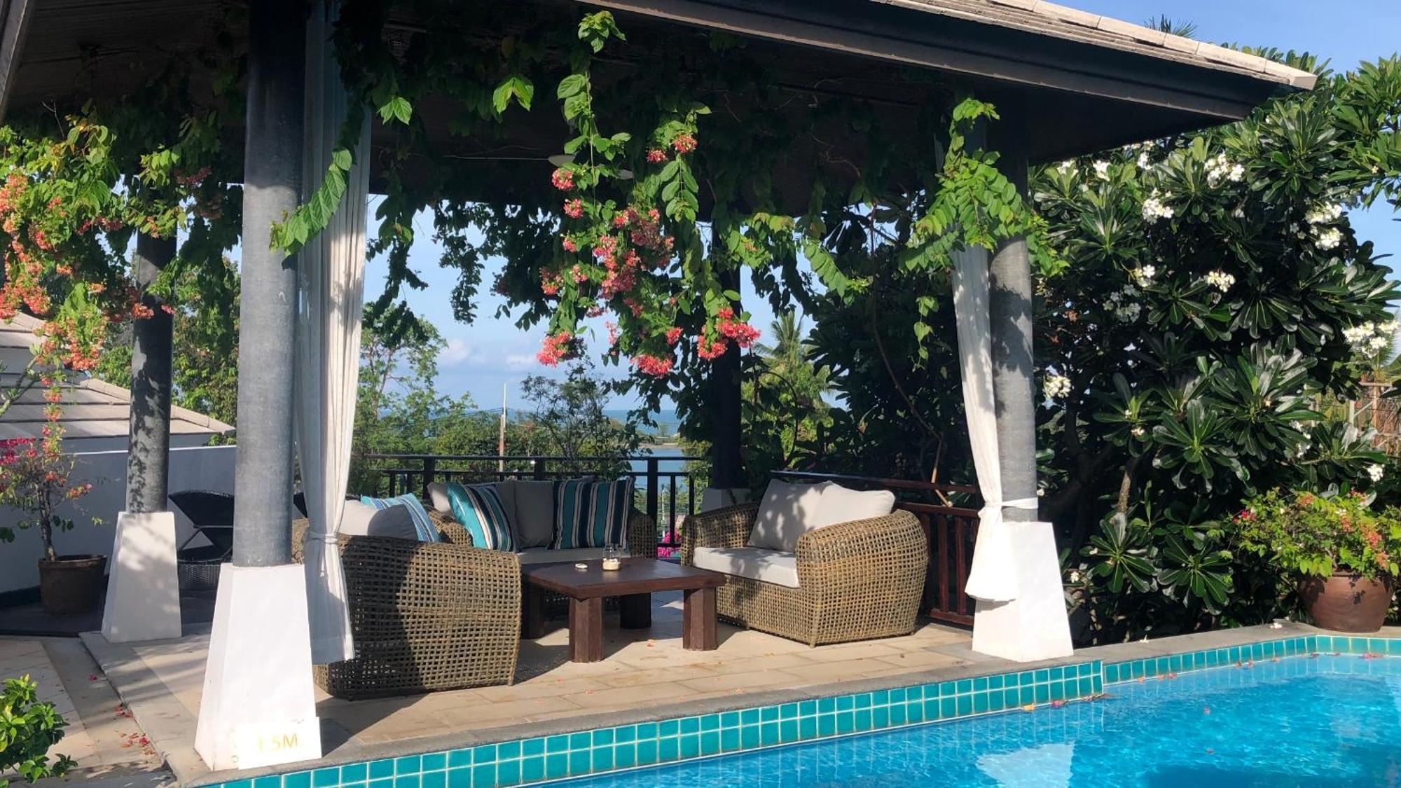 Samui Blu, Villa With Private Pool Choeng Mon Exterior foto
