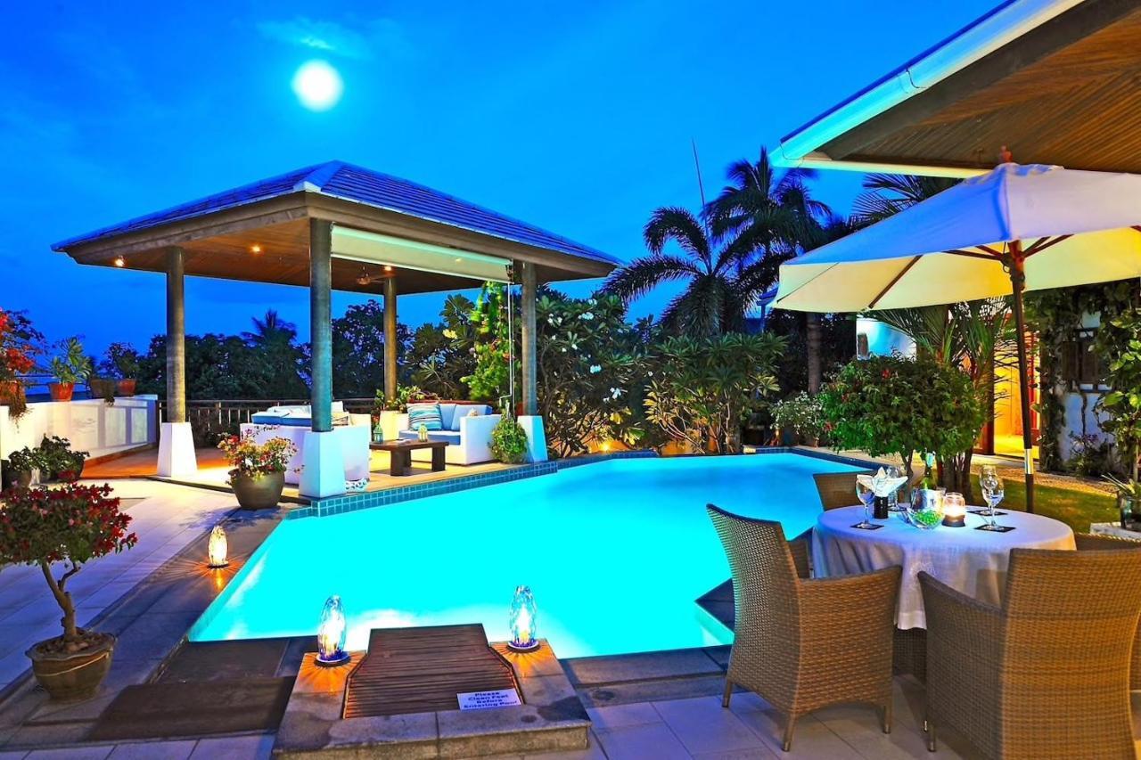 Samui Blu, Villa With Private Pool Choeng Mon Exterior foto